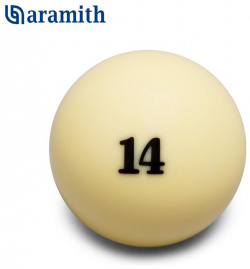Шар Aramith Pyramid Super Pro №14 ?68мм Индивидуальные шары с номерами  от