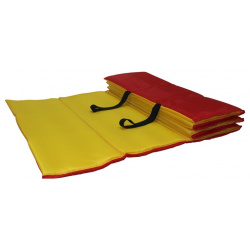Коврик гимнастический Body Form 180x60x1 см BF 002 красный желтый 
