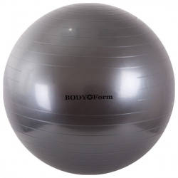 Гимнастический мяч Body Form BF GB01 D65 см  графитовый