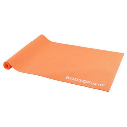 Коврик гимнастический Body Form BF YM01 173x61x0 3 см оранжевый 