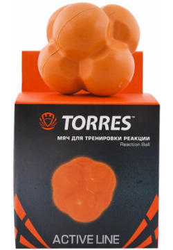 Мяч для тренировки реакции Torres Reaction ball TL0008 оранжевый 