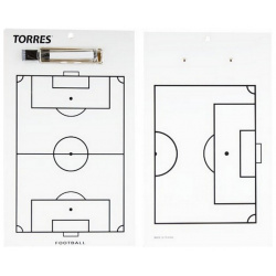 Тактическая доска для футбола Torres TR1002S белая 