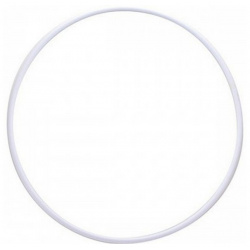 Обруч гимнастический ЭНСО пластиковый d65см MR OPl650 белый  под обмотку (продажа по 5шт) цена за шт NoBrand