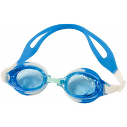 Очки для плавания Sportex E36884 бело\голубой 