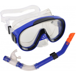 Набор для плавания Sportex юниорский  маска+трубка (ПВХ) E39246 1 синий