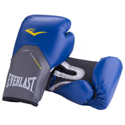 Перчатки боксерские Everlast Pro Style Elite 2214E  14oz к/з синий