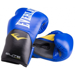 Перчатки боксерские Everlast Elite ProStyle P00001241  8oz к/з синий Т