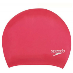 Шапочка для плавания Speedo Long Hair Cap 8 06168A064 розовый ОСНОВНАЯ