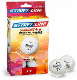 Мячи для настольного тенниса Start line Standart 2* 