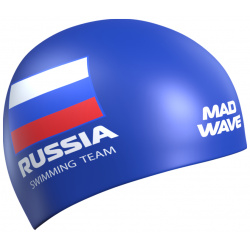 Силиконовая шапочка Mad Wave Swimming Team M0558 18 0 04W 