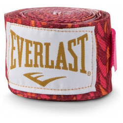 Бинт боксерский Everlast 3 м (пара) розовый P00000746 