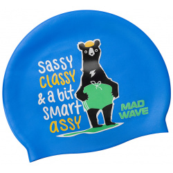 Юниорская силиконовая шапочка Mad Wave SMART ASSY M0570 02 0 03W 