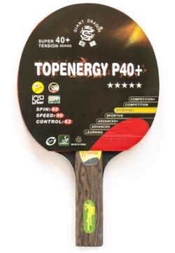 Теннисная ракетка Weekend Dragon Topenergy 5 Star New (прямая) 51 625 03 