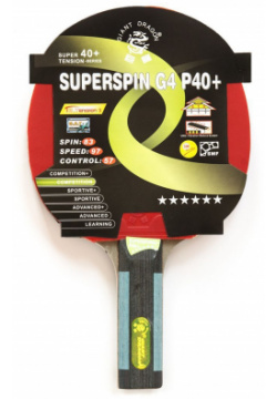 Теннисная ракетка Weekend Dragon Superspin 6 Star New (прямая) 51 626 05 3 О
