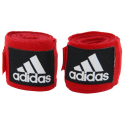 Бинты эластичные Adidas AIBA Rules Boxing Crepe Bandage (пара) adiBP031 красный 