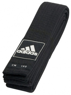 Пояс для тхэквондо Adidas Competition Black Belt 210см adiTBB02 черный 