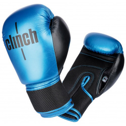 Перчатки боксерские вес 14 унций Clinch Aero C135 сине черный 