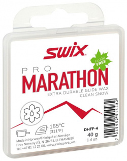 Парафин углеводородный Swix DHFF 4 Marathon white  40g (Универсальная) 40 г О