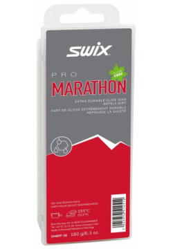 Парафин углеводородный Swix DHBFF 18 Marathon Black (Универсальная) 180 г 