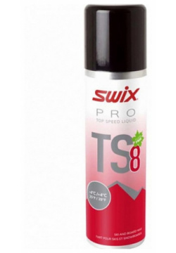 Парафин углеводородный  жидкий Swix TS8 Red ( 4°С +4°С) 50 ml TS08L 12
