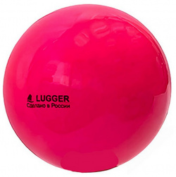 Мяч для художественной гимнастики однотонный d19см розовый NoBrand 