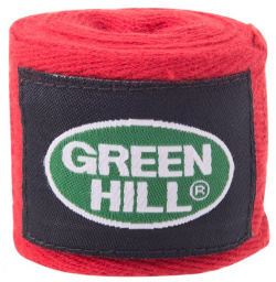 Бинт боксерский Green Hill BC 6235a  2 5 м х/б Красный