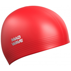 Латексная шапочка Mad Wave Solid M0565 01 0 05W красный 