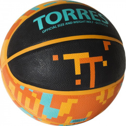 Мяч баскетбольный Torres TT B02127 р 7 ОСНОВНАЯ ИНФОРМАЦИЯ Яркая и нестандартная