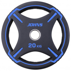 Диск полиуретановый 20 кг Johns 91030  20ВC черно синий