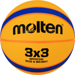 Мяч баскетбольный Molten B33T2000 р  6 12пан резина бут камера нейл корд желто синий