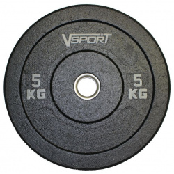 Диск бамперный V Sport черный 5 кг FTX 1037 