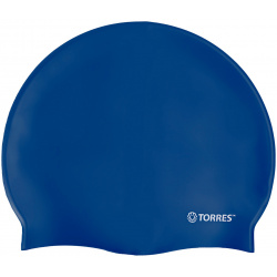 Шапочка для плавания Torres Flat  силикон SW 12201BL синий