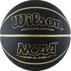 Мяч баскетбольный Wilson NCAA Highlight Gold WTB067519XB07 р 7 