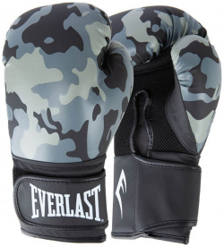 Перчатки тренировочные Everlast Spark 14oz P00002792 серый\камуфляж 