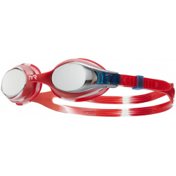 Очки для плавания детские TYR Swimple Tie Dye Mirrored LGSWTDM 717 зеркальные линзы  мультиколор оправа