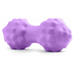 Мяч массажный Sportex арахис МФР двойной 65х140мм E41599 фиолетовый 