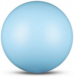 Мяч для художественной гимнастики металлик d15 см Indigo IN315 голубой 