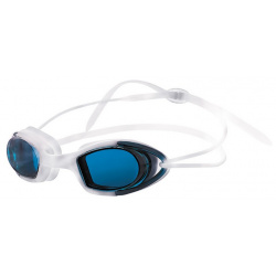 Очки для плавания Atemi силикон (бел/син) N9102M 
