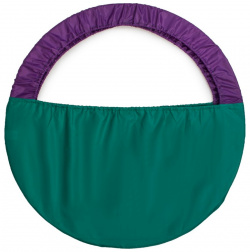 Сумка для обруча 10551 фиолетовый\зеленый NoBrand 