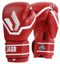 Боксерские перчатки Jabb JE 2015/Basic 25 красный 12oz 
