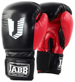 Боксерские перчатки Jabb JE 4056/Eu 56 черный/красный 12oz 
