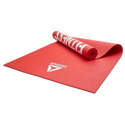 Тренировочный коврик (мат) для фитнеса тонкий 173x61x0 4 Reebok Love RAMT 11024RDL красный 