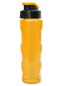 Бутылка для воды HEALTH and FITNESS  700 ml anatomic прозрачно/желтый КК0162 NoBrand