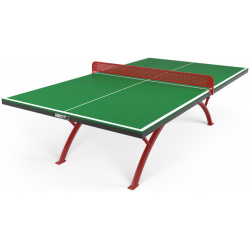 Антивандальный теннисный стол Unix Line 14 mm SMC TTS14ANVGRR Green\Red 