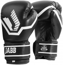 Перчатки боксерские (иск кожа) 8ун Jabb JE 2015/Basic 25 черный 