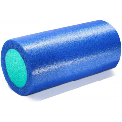Ролик для йоги полнотелый 2 х цветный  30х15см Sportex PEF30 B синий\зеленый