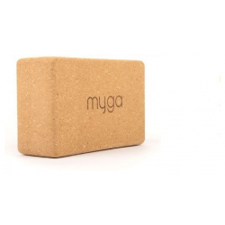 Блок для йоги Myga Cork Eco Brick Block RY1061 