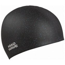 Шапочки для плавания Mad Wave Recycled M0536 01 0 00W черный 