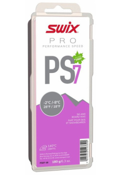 Парафин углеводородный Swix PS7 Violet ( 2°С  8°С) 180 г