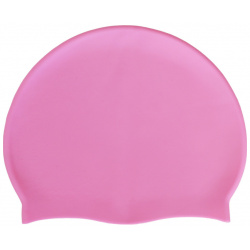 Шапочка для плавания Sportex силиконовая  взрослая E42798 розовый
